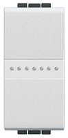 Выключатель без рамки Legrand BTicino Аxial LivingLigh 1мод. 1-кл. белый картинка